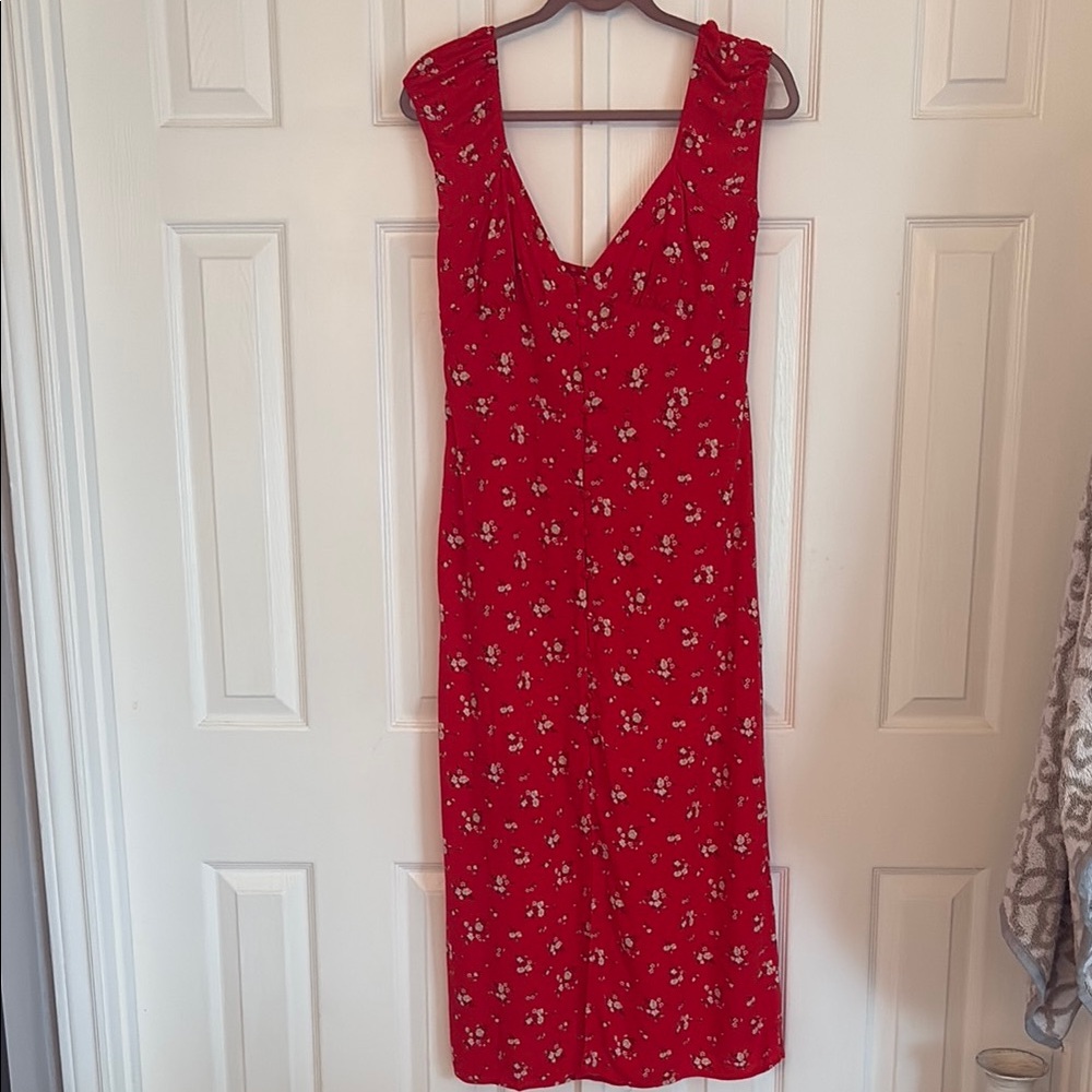 ***SOLD**** Altar'd State Red Sheath Midi Dress - x-posted
